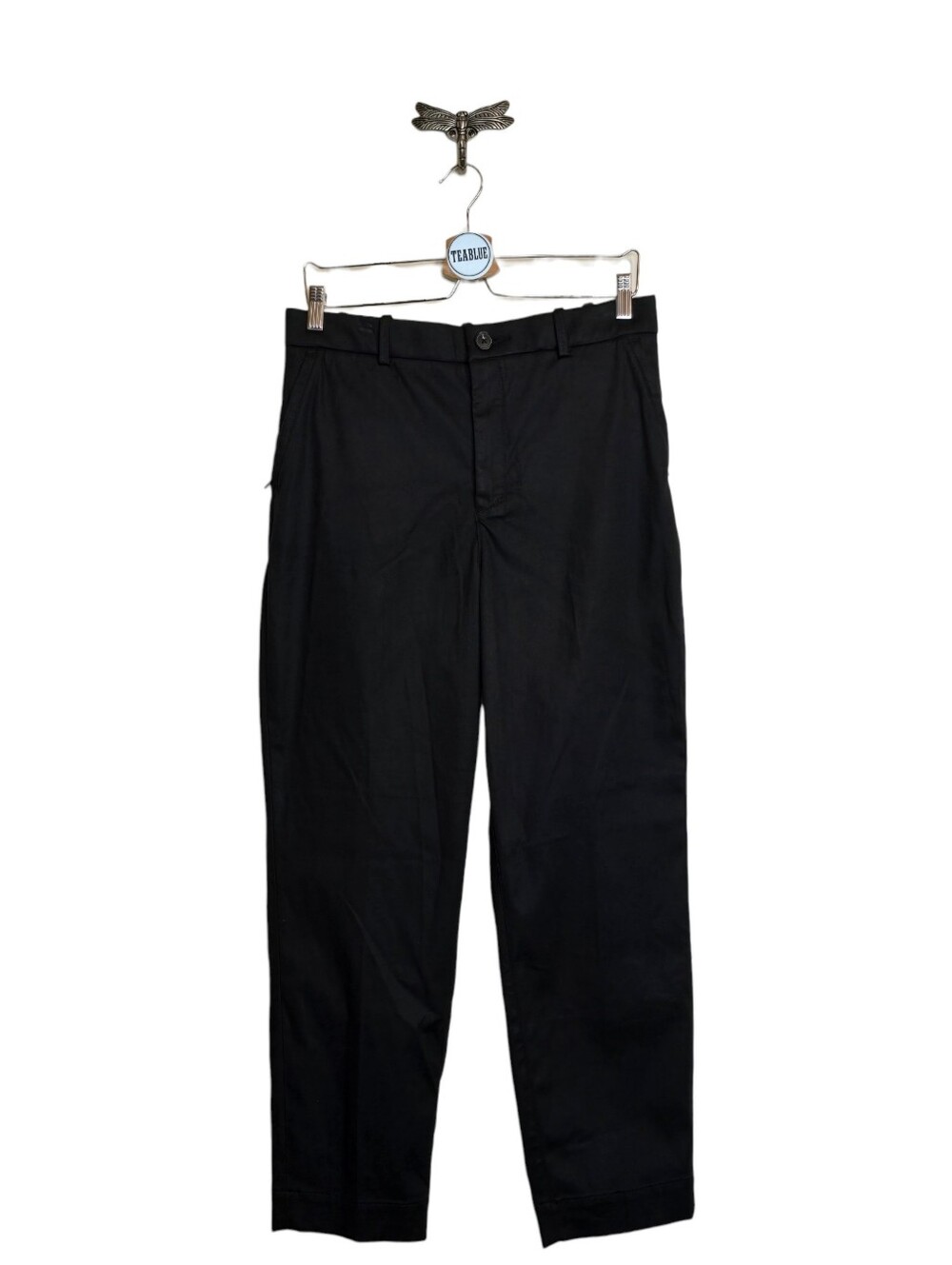 SPANX Supersmooth® Stretch Twill Slim Straight Pant Classic Black L 21280R - Picture 3 of 15